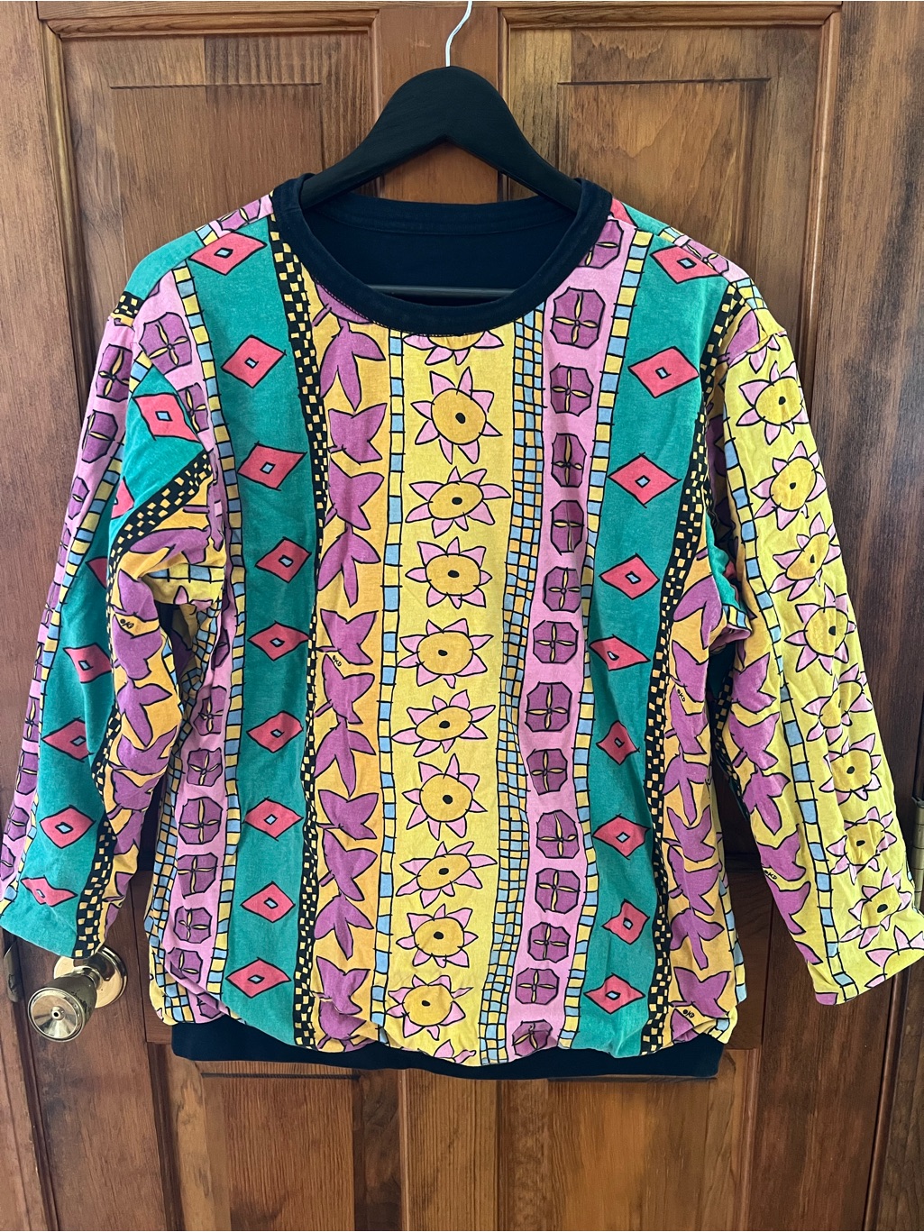 Vintage Ken Done Art And Design 80s/90s Graphic Reversible Shirt